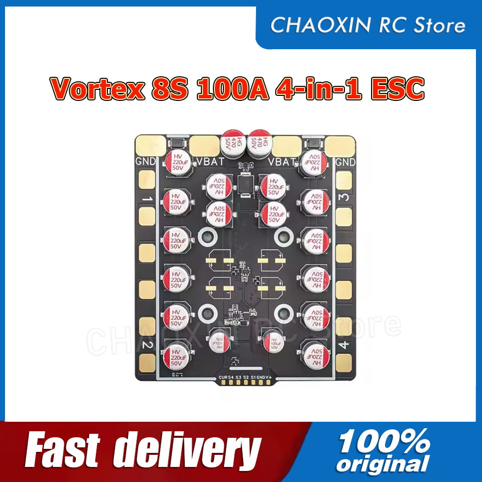 Fpv Drone Esc - Vortex 8S 100A 4 em 1