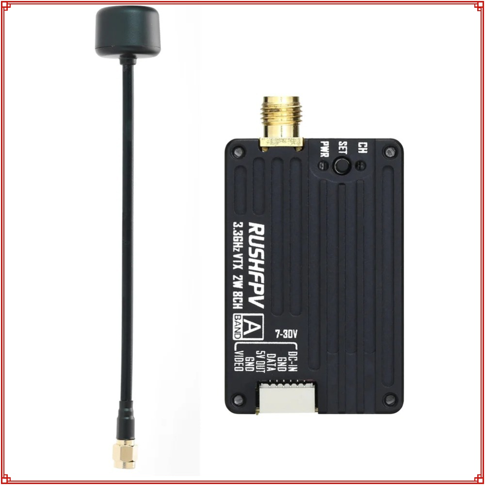 Fpv Drone Antenna - Novo Transmissor RUSHFPV 3.3G 2W VTX