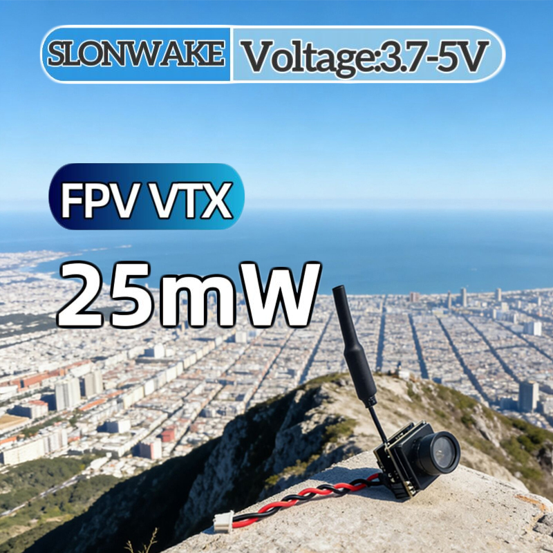 Fpv Drone Camera - Transmissor e Câmera Integrados SLONWAKE FPV