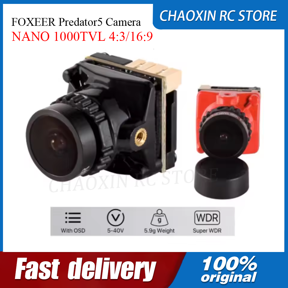 FOXEER Predator5 Câmera NANO 1 - Fpv Drone Camera avaliação e preço
